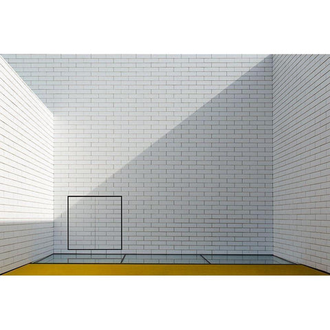 Detail Lego House Black Modern Wood Framed Art Print by Schuster, Inge