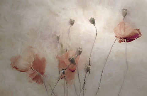 frolicking hats White Modern Wood Framed Art Print with Double Matting by Claes,Gilbert