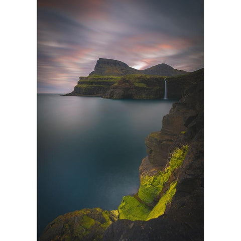 Gaysadalur.. Black Modern Wood Framed Art Print by Age Hol, Fred