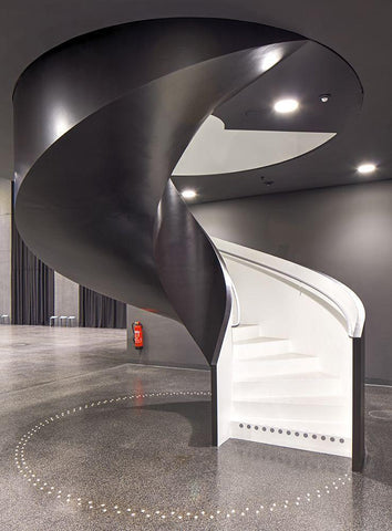 Futurium-Berlin Black Ornate Wood Framed Art Print with Double Matting by Fleckenstein, Martin