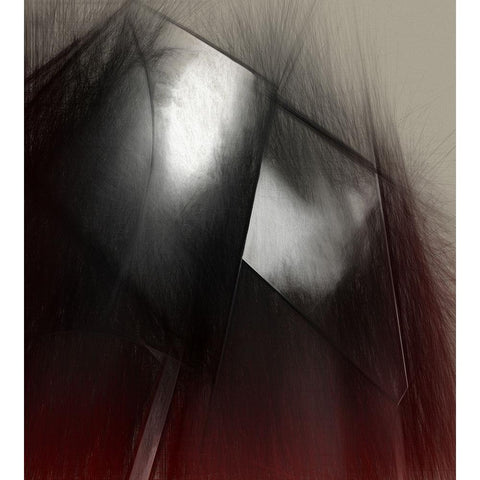 Acciaio Colorato Black Modern Wood Framed Art Print with Double Matting by Claes, Gilbert