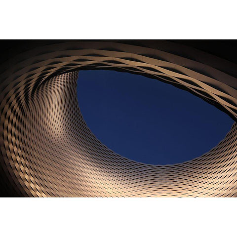 Blue Eye Black Modern Wood Framed Art Print by Hawerkamp, Hans-Wolfgang