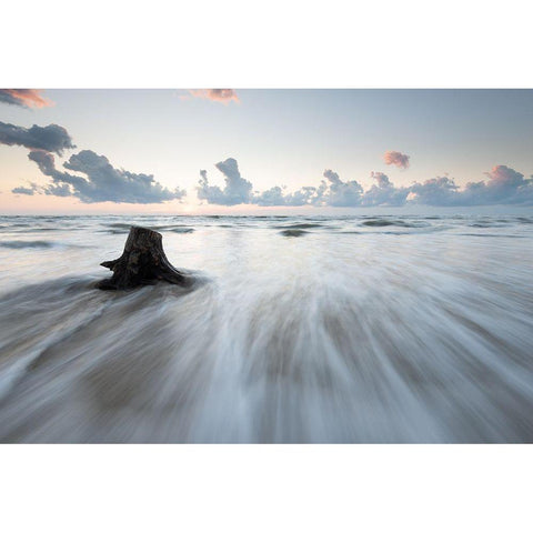 Untitled Black Modern Wood Framed Art Print with Double Matting by Lucidi, Riccardo