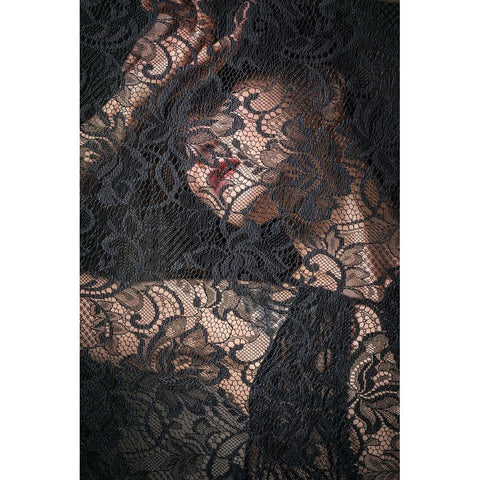 Keiko Gold Ornate Wood Framed Art Print with Double Matting by Kiyota, Daisuke