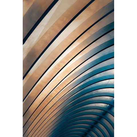 Corridor Black Modern Wood Framed Art Print by Huybrighs, Marc