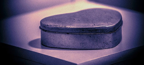 The Gift White Modern Wood Framed Art Print with Double Matting by Menhard, Ingo