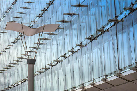 Armatura Ondulata Black Ornate Wood Framed Art Print with Double Matting by Claes, Gilbert