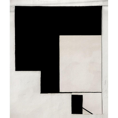 Untitled Black Modern Wood Framed Art Print by Niemiec, Anna