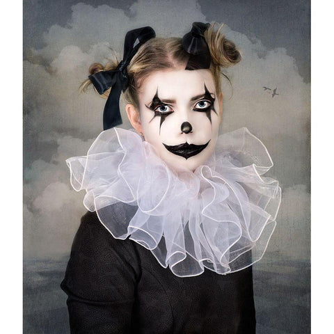 Life Is A Circus Black Modern Wood Framed Art Print by Blease, Joan