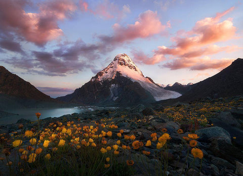 E?Paemmacsc??AdÂCÂNaandsup3;D White Modern Wood Framed Art Print with Double Matting by Kaka