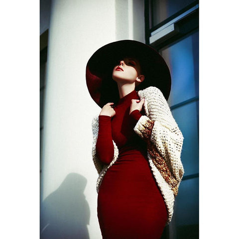 Elegance Is When The Inside Is As Beautiful As Outside Gold Ornate Wood Framed Art Print with Double Matting by Bolgov, Ruslan