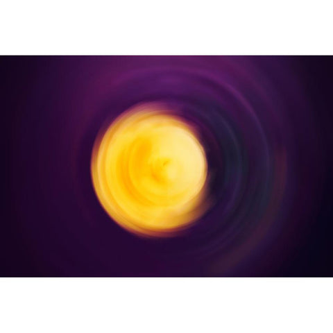 Violet Sun Artwork Black Modern Wood Framed Art Print by Menhard, Ingo