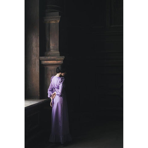 Sylvia Gold Ornate Wood Framed Art Print with Double Matting by Gorecka, Dorota