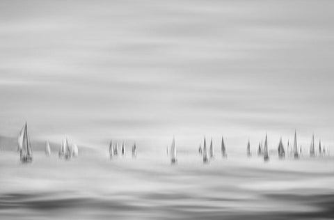 Untitled Black Ornate Wood Framed Art Print with Double Matting by Brnelic, Tamara