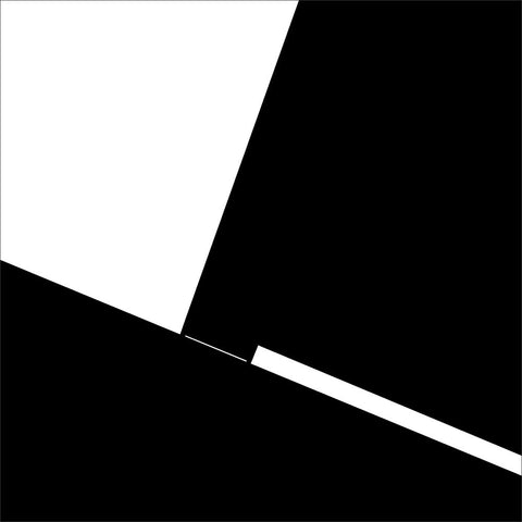 Septum White Modern Wood Framed Art Print with Double Matting by Claes, Gilbert