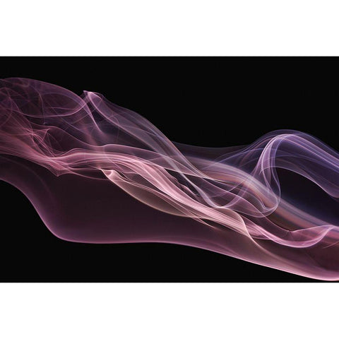 Floating Purple In Pink White Modern Wood Framed Art Print by Westum, Heidi