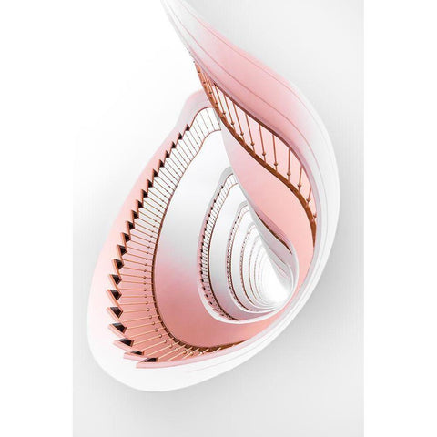 Soft Ice Black Modern Wood Framed Art Print with Double Matting by Pk, Kay