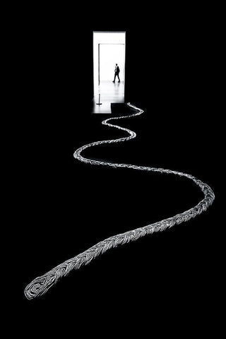 Tate Museum  London Black Ornate Wood Framed Art Print with Double Matting by Eichelberg, Amnon