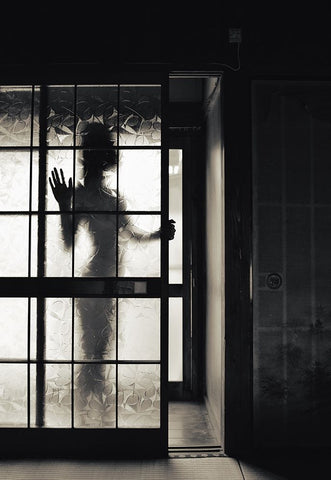 ShaÂWa Black Ornate Wood Framed Art Print with Double Matting by Amenomori, Keiichiro