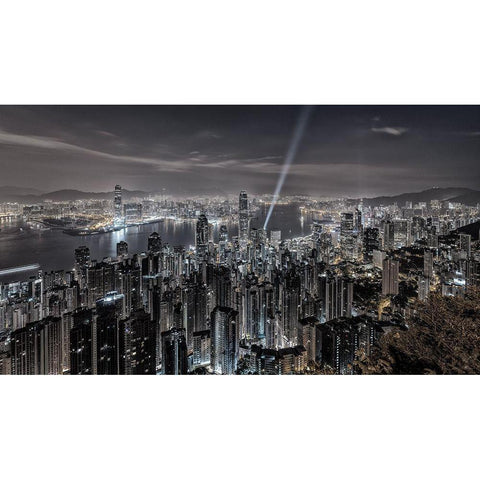 Signature Black Modern Wood Framed Art Print with Double Matting by Agazzi, Andreas