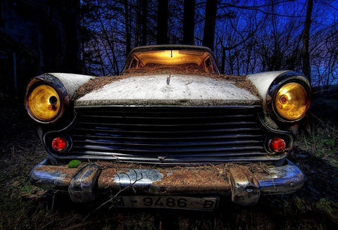 Morris White Modern Wood Framed Art Print with Double Matting by Novillo, Alfonso