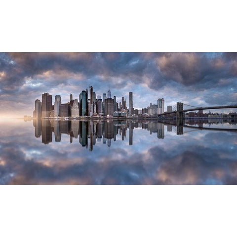 Ny Ny Black Modern Wood Framed Art Print with Double Matting by F. Turienzo, Carlos