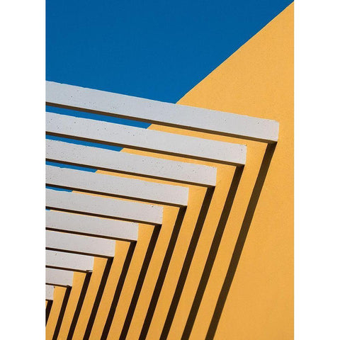 Sunny Composition Black Modern Wood Framed Art Print with Double Matting by Urrutia, Adolfo