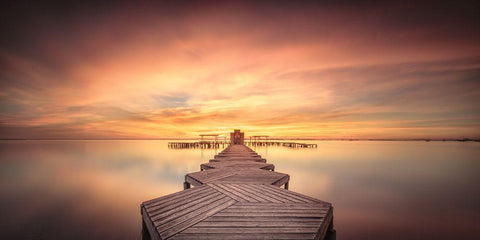 Balneario Black Ornate Wood Framed Art Print with Double Matting by Tobarra Narro, Doroteo