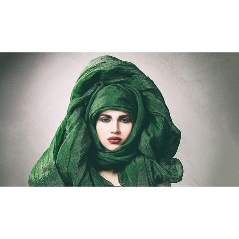 Desert White Modern Wood Framed Art Print by Gil Raga, Joan