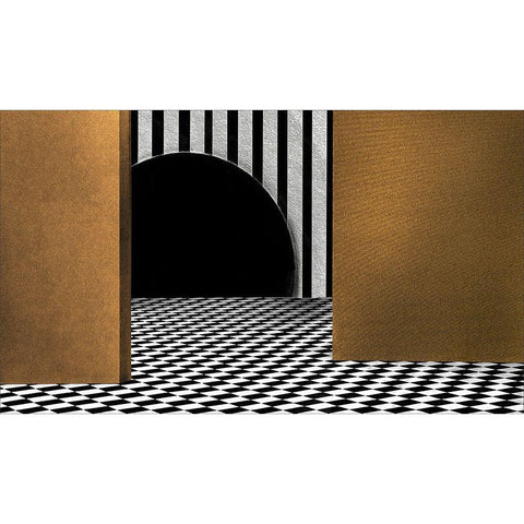 Trap Of Temptation Black Modern Wood Framed Art Print by Claes, Gilbert