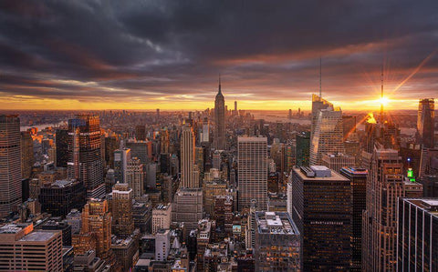 Top White Modern Wood Framed Art Print with Double Matting by F. Turienzo, Carlos