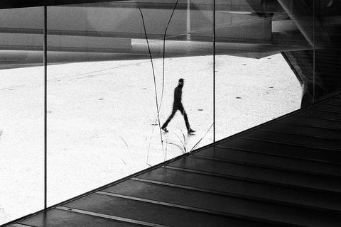 Thereaas A Crack On Everything Black Ornate Wood Framed Art Print with Double Matting by Abrantes, Paulo