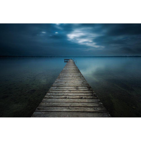 Still Cold White Modern Wood Framed Art Print by Eisenmann, Ulrike