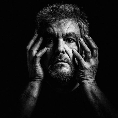 Fear And Grief Eat Life... Gold Ornate Wood Framed Art Print with Double Matting by Eisele, Stefan