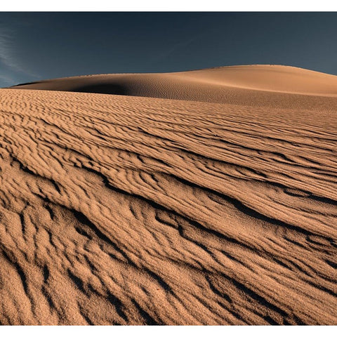 Rivulets Of Sand Black Modern Wood Framed Art Print with Double Matting by Darby, Rob
