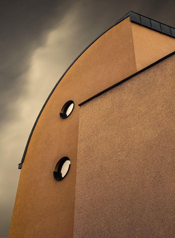 Spyglass Black Ornate Wood Framed Art Print with Double Matting by Claes, Gilbert