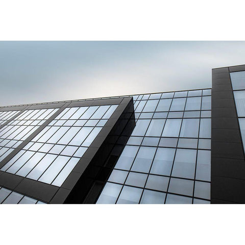 Glazed Life Black Modern Wood Framed Art Print with Double Matting by Claes, Gilbert