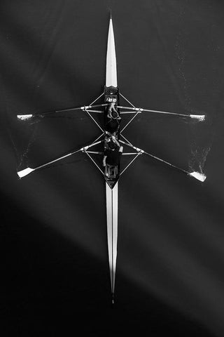 Boat Black Ornate Wood Framed Art Print with Double Matting by Dzodan, Bojan