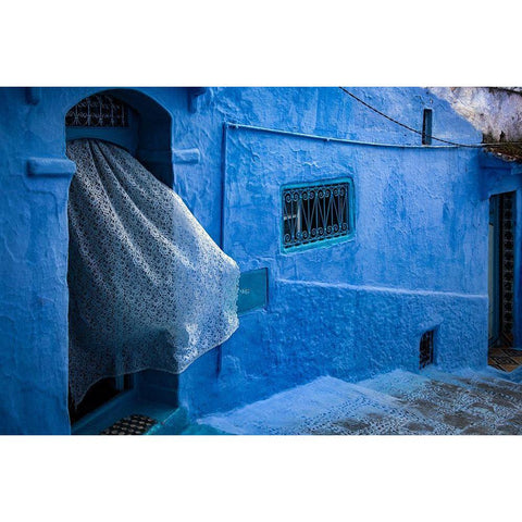 Blowing In The Wind Gold Ornate Wood Framed Art Print with Double Matting by Wride, Linda