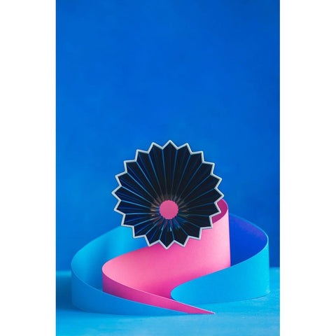 Origami Coffee, Part 2 White Modern Wood Framed Art Print by Belenko, Dina