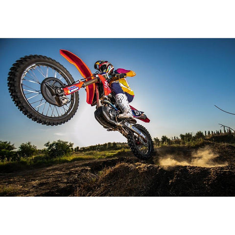 Launch Black Modern Wood Framed Art Print by Amos, Nir