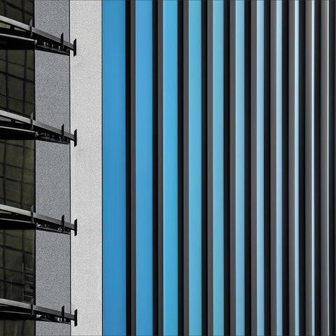 Anchored Links Black Modern Wood Framed Art Print by Claes, Gilbert