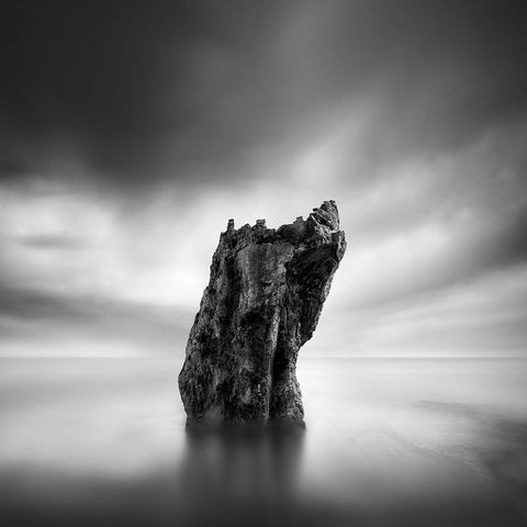 Awakening Black Modern Wood Framed Art Print by Digalakis, George