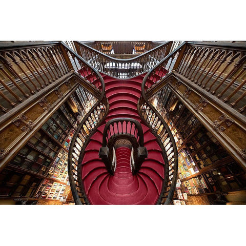 Red Gem White Modern Wood Framed Art Print by Wolbers, Louise