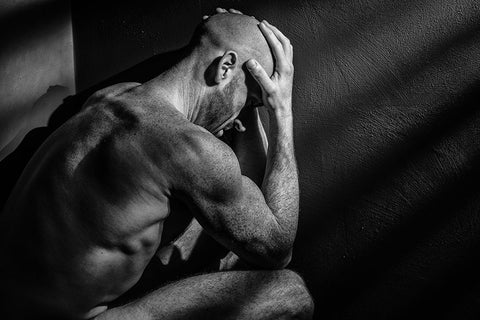 Trapped Black Ornate Wood Framed Art Print with Double Matting by Dixon, Colin