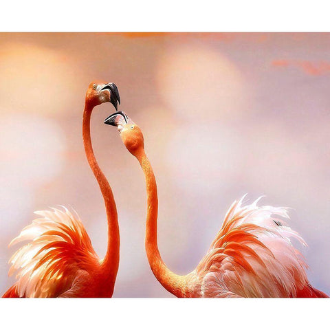 The Kiss Black Modern Wood Framed Art Print by Cseresnjes, Anna