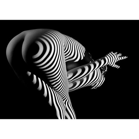 Untitled Gold Ornate Wood Framed Art Print with Double Matting by Busu, Alex