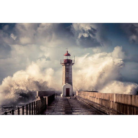 Elements #3 Black Modern Wood Framed Art Print by Faria, Marco