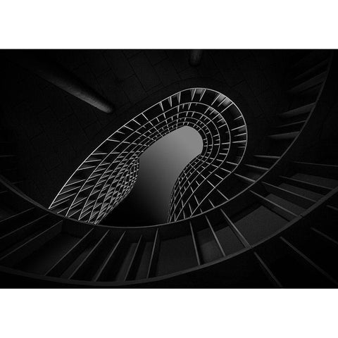 Axel Towers Black Modern Wood Framed Art Print by Schuster, Inge