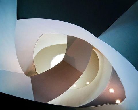 Top Light Black Ornate Wood Framed Art Print with Double Matting by Van Maastricht, Henk